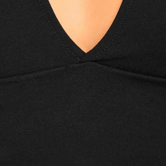 Lulus Well Played Black Long Sleeve Crop Top Size XL - Picture 6 of 10